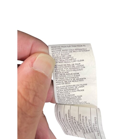 Rothschild Girls blue poly Blend Double Breasted Coat Size M SKU 9270 - Picture 11 of 16